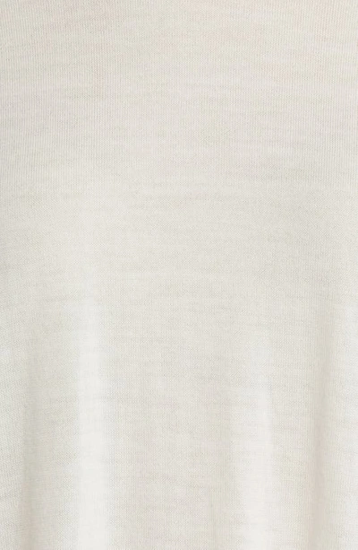 Allsaints Gala Merino Wool Turtleneck Sweater In Chalk White