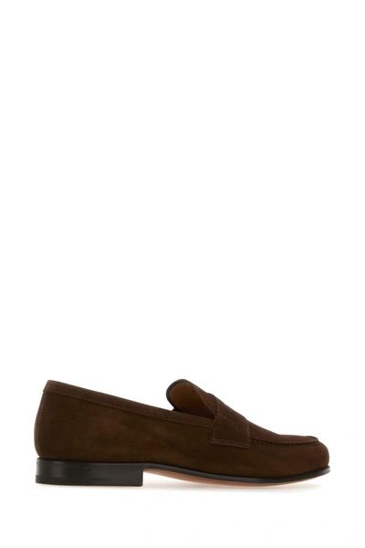 Shop Church's Man Brown Leather Heswall Loafers