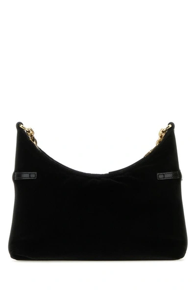 Givenchy Voyou Chain Leather Shoulder Bag In Black