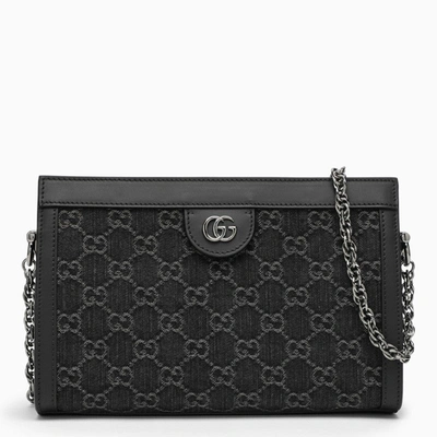 Shop Gucci Ophidia Small Shoulder Bag Black/grey Women