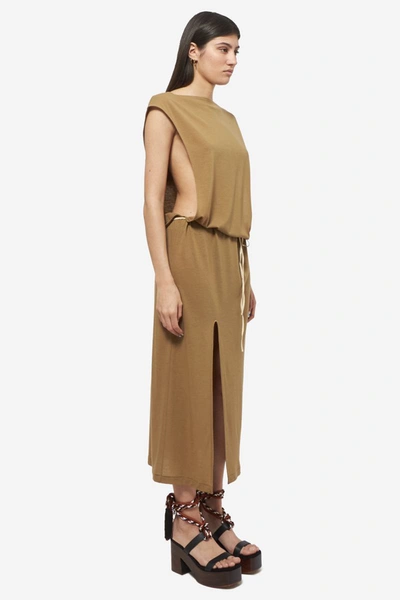 Shop Auralee Dresses In Brown