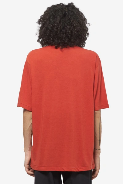 Shop Auralee T-shirts In Red