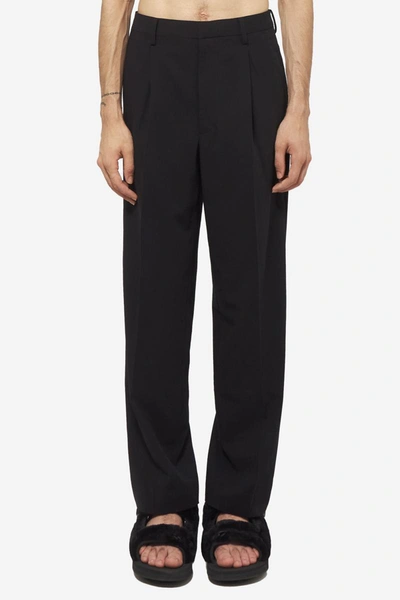 Shop Auralee Pants In Black