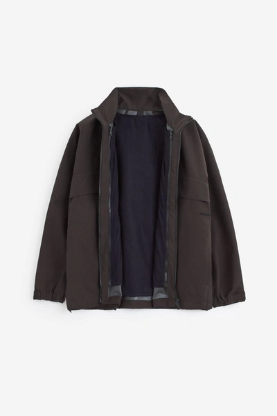 Gr10k Bembecula Shall Jacket In Grey Polyester In Grey