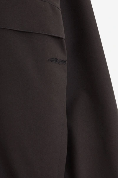 Gr10k Bembecula Shall Jacket In Grey Polyester In Grey