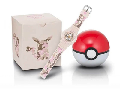 Pre-owned Casio Baby-g Pokemon Pikachu 25th Anniversary Limited Ed Watch Ba-110pkc-4ajr