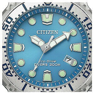 Pre-owned Citizen Promaster Marine Bn0165-55l Ice Blue Eco-drive Men's Watch In Box