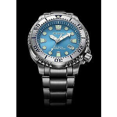 Pre-owned Citizen Promaster Marine Bn0165-55l Ice Blue Eco-drive Men's Watch In Box