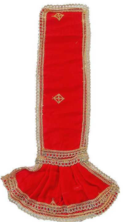 Pre-owned Handmade Radha Krishan Hanuman Ji Green Dress Washable For Daily Use Size No7,8