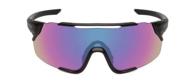Pre-owned Smith Attack Mag Mtb Rimless Sunglass Black/cp Violet Purple Mirror/amber 172 Mm