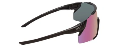 Pre-owned Smith Attack Mag Mtb Rimless Sunglass Black/cp Violet Purple Mirror/amber 172 Mm
