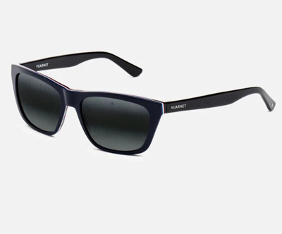 Pre-owned Vuarnet Sunglasses Vl006a00241136 Vl006a Legend 06 Valley Navy Flag + Greylynx In Gray