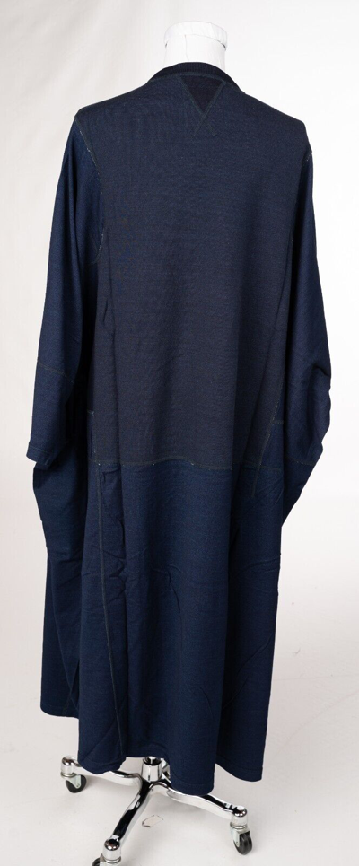 Pre-owned Fumito Ganryu Blue Comfortable Extra King Oversized Pullover Robe 1 Fits L