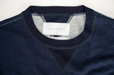 Pre-owned Fumito Ganryu Blue Comfortable Extra King Oversized Pullover Robe 1 Fits L