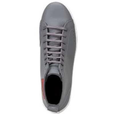 Pre-owned Hugo Mens Zero Trainers Sneakers Sports Shoes Low In Medium Grey