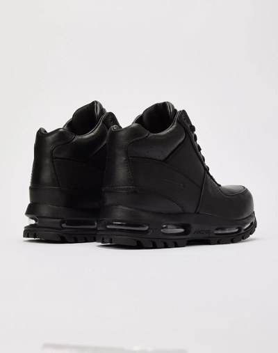 Pre-owned Nike Air Max Goadome Leather All Weather High Top Boots Limited In Black