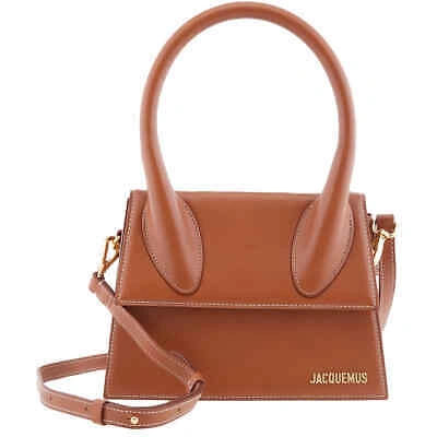 Pre-owned Jacquemus Brown Leather Le Grand Chiquito Handbag 213ba003 3072 811