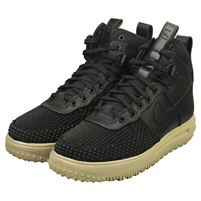 Pre-owned Nike Lunar Force 1 Duckboot Mens Black Olive Fashion Sneakers - 10.5 Us In Green