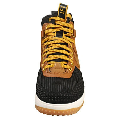 Pre-owned Nike Lunar Force 1 Duckboot Mens Brown Black Fashion Sneakers - 10.5 Us