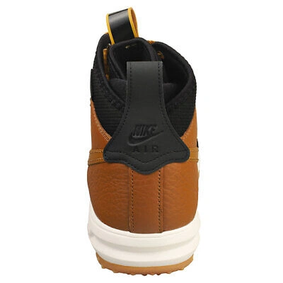Pre-owned Nike Lunar Force 1 Duckboot Mens Brown Black Fashion Sneakers - 10.5 Us