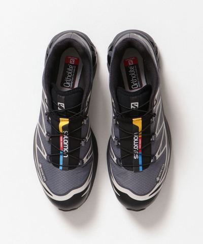 Pre-owned Salomon L41663500  Xt-6 Gore-tex Black Ebony Lunar Rock In Gray