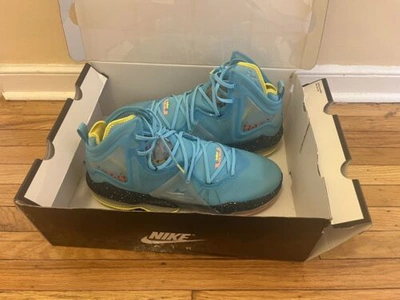 Pre-owned Nike Size 18 -  Lebron 19 Christmas 2022 Brand With Original Box In Blue