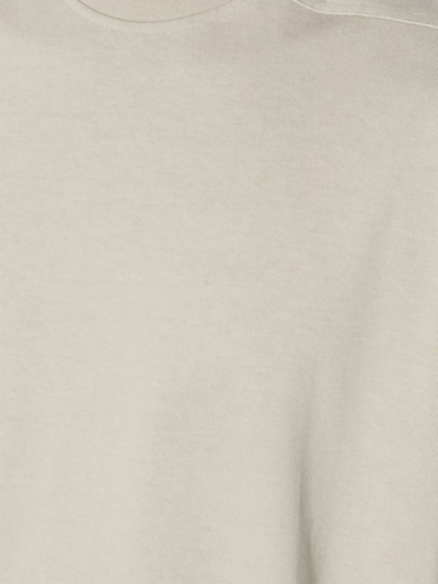 Shop Rick Owens Taupe Grey Organic Cotton T-shirt In Grigio