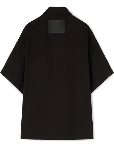 Shop Jil Sander Black Cotton Shirt In Nero