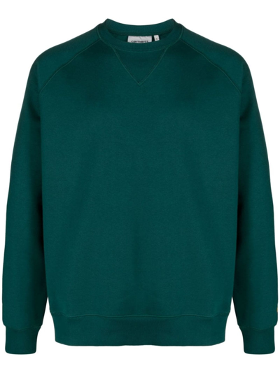 Shop Carhartt Green Cotton Blend Sweatshirt In Verde