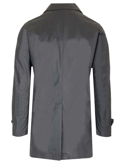 Shop Moorer Anthracite Vittor Duster Coat In Grey