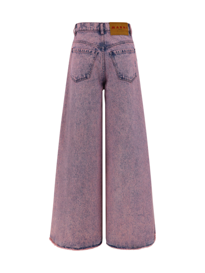 Shop Marni Jeans In Pink Gummy