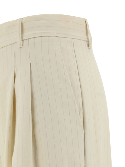 Shop The Andamane Nathalie Pants In Off White - Pink