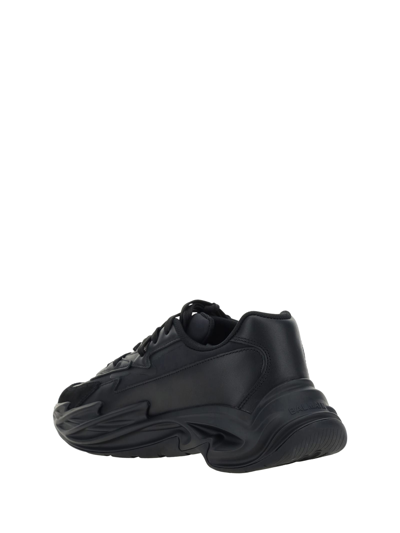 Shop Balmain B-dr4g0n Sneakers In 0pa Noir