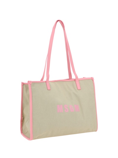 Shop Msgm Medium Shopping Shoulder Bag In 13