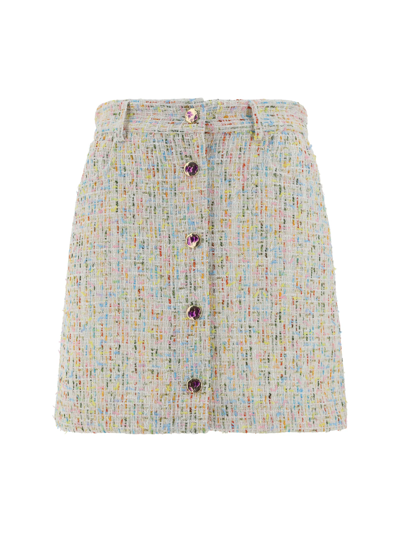 Shop Msgm Mini Skirt In 3