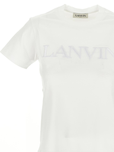 Shop Lanvin Tee T-shirt In Bianco