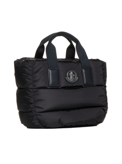 Shop Moncler Tote In Nero