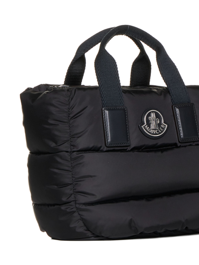 Shop Moncler Tote In Nero