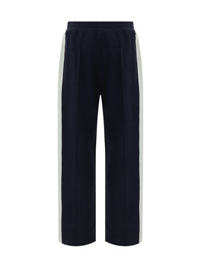 Shop Moncler Sweatpants In Blu