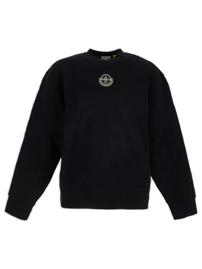 Shop Moncler Genius Moncler X Roc Nation By Jay-z Crewneck Sweatshirt In Nero