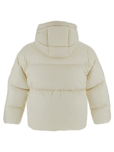 Shop Moncler Genius Moncler X Roc Nation By Jay-z Zip-up Jacket In Bianco