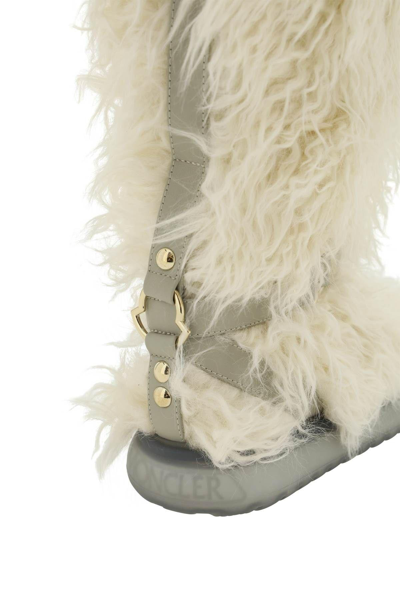 Shop Moncler Beverly Snow Boots In White