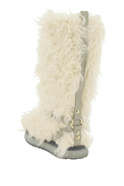 Shop Moncler Beverly Snow Boots In White