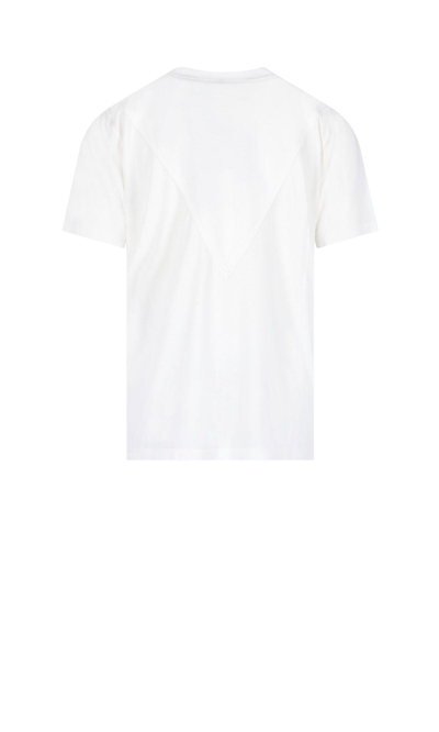 Shop Burberry Basic T-shirt In White