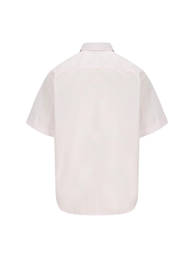 Shop Prada Short-sleeve Button-up Shirt In Petalo