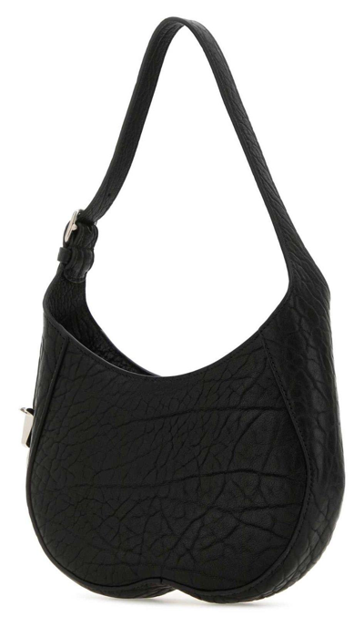 Shop Burberry Chess Zipped Small Shoulder Bag In Black