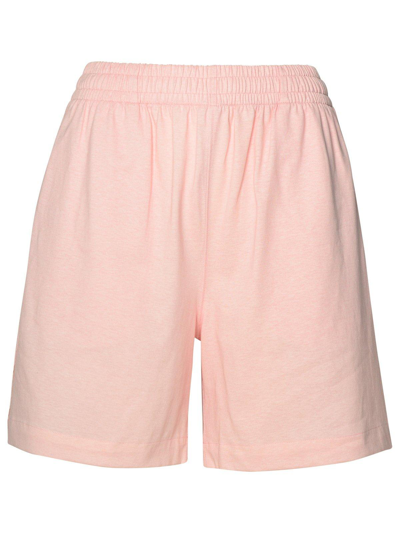 Shop Burberry Elasticated Waist Track Shorts In Pink
