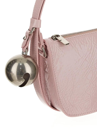Shop Burberry Mini Shield Sling Bag In Cameo