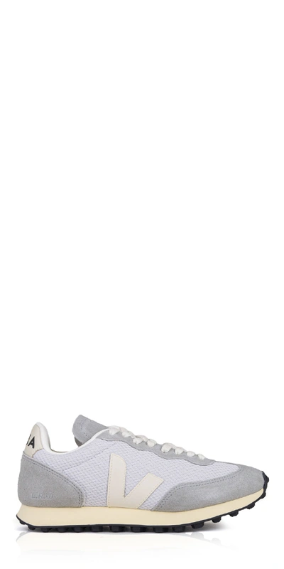 Veja Rio Branco Leather-trimmed Suede And Mesh Sneakers