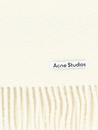 Shop Acne Studios Fringed Wool Scarf